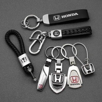 1buc 3D Metal Masina Emblema Cheie Inel pentru Honda Civic Odyssey Accord, CRV Hrv XR-V se Potrivesc de Jazz de Masina Breloc Auto Accesorii decor