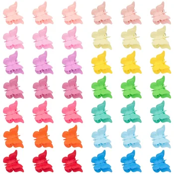 50 de Piese Noi Mini Plastic Clip Mic de Copii Vopsea Spray de Culoare de Par Clip Fluture Clip Mici Frizură Accesorii de Frumusete