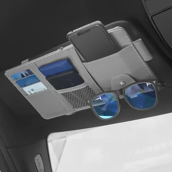 ZK30 Auto Parasolar Organizator proiect de Lege Stilou Titularul Cardului de CD-uri DVD-Organizator Cutie de Depozitare ochelari de Soare Clip Arimare Ordonare Accesorii Auto