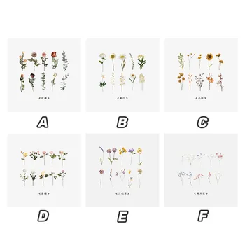 Mohamm 10buc Nr. 7 Casa florilor Serie de Autocolante Ins Decor în Stil Scrapbooking Hârtie Creative Rechizite Școlare