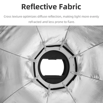 TRIOPO 120cm Octogon Softbox Difuzor, Reflector Bowens Monta Caseta de Lumina pentru fotografie de Studio Strobe Flash de Lumină accesorii