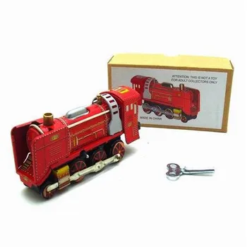 Vintage Retro feroviar motor jucărie Clasic Ceas de Vânt Colectie de Tren Jucărie Pentru Copii Adulti Cadou de Colectie
