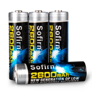 Sofirn 1.2 V AA 2600mAh Baterie Reîncărcabilă Nimh AA Baterie de Celule Capul Sus 2A Baterii pentru Lanterna LED-uri (de Plastic Cutie de Depozitare)