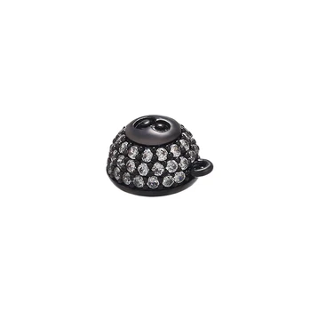 ZHUKOU 5x9.5mm cristal mini palarie colier pandantiv bijuterii pentru femei lucrate manual DIY colier accesorii bijuterii model: VD650