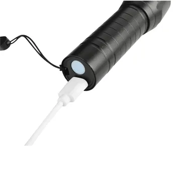 XANES 1517B XPE+COB Dual Lumini 1000LM Zoomable USB Reîncărcabilă Tactice EDC Lanterna LED-uri Costum pentru Camping Lanterna Felinar