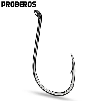 PROBEROS Brand Cârlig de Pescuit 8299 Caracatiță Seria HC-72A din oțel de Înaltă carbon undiță de apă Sărată Bass 8299 1/0-10/0# Cârlig