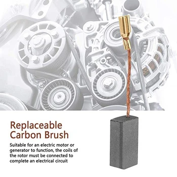 8 Buc Perii de Carbon Piese Motor 15*8*5mm Înlocuire Accesorii Bosch Pentru scule electrice Polizor unghiular Electric