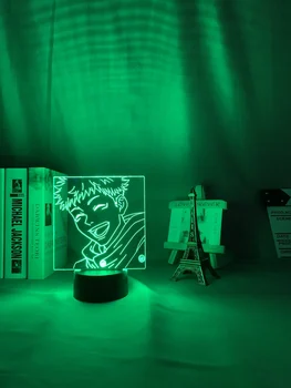 Anime Jujutsu Kaisen Led Lumina de Noapte Yuji Itadori Lampa pentru Decor Dormitor Cadou de Ziua Yuji Itadori Lumina Jujutsu Kaisen Gadget