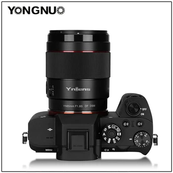 Yongnuo YN85mm F1.8S DF DSM Len AF MF Modul de Focalizare Deschidere Mare Lentilă aparat de Fotografiat pentru Sony E mount Camera A9 A7RII A7II A6600 A6500