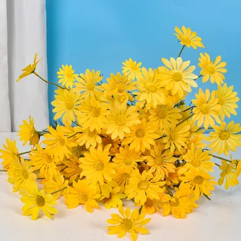 10buc Crizanteme Artificiale Mici Daisy Cosmos Artificiale de Înaltă calitate Floarea Bud Flori Mici Crizantema Sălbatic de Flori False