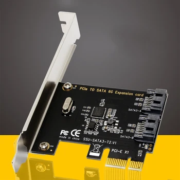 PCI-E PCI la SATA 3.0 Card de Extensie cu Suport Pentru 2 Porturi SATA III 6Gbps Expansiune Adaptor pci e sata3 pcie, sata 3 card