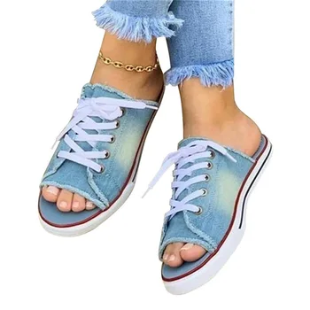 2021 Moda Femei Peep-toe Sandale Respirabil Pantofi de Vara Casual Confortabil Papuci Doamnelor Nou Pantofi Plat Zapatos Mujer
