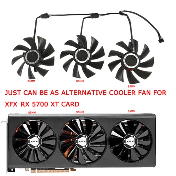 3Pcs/Set DIY FDC10U12S9-C placa Grafica GPU Fan VGA Cooler Pentru XFX RX 5700 XT RX5700XT placi Video de Răcire
