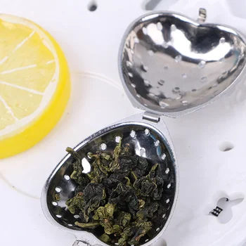 10buc Filtru pentru Ceai Timp de Prindere din Oțel Inoxidabil Plasă Filtru de Ceai în Formă de Inimă Filtru de Ceai Lingură de Ceai Infuser Lingura de Cana Ceainic