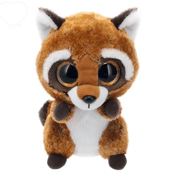 Ty Beanie Boos Ochii Mari Caracatiță de Pluș Gărgăriță Fox Ponei Bufnita Lup Raton Fantomă Pisică Jucărie Umplute Papusa Cadou de Ziua de nastere pentru Copii de 15 cm
