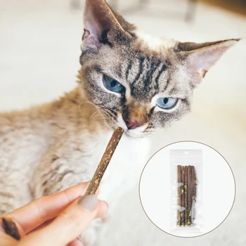 10g Naturale Catnip Pisica de Companie Molar Pasta de dinti Stick Matatabi Actinidia Fructe Silvervine Cat Gustări Lipeste animale de Companie de Curățare Dinti