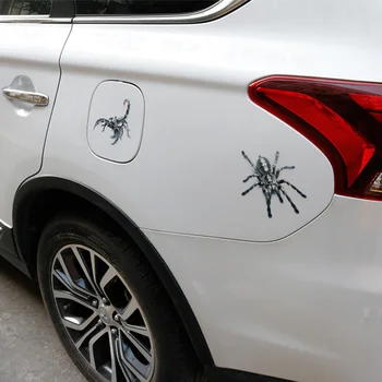 3D Spider Scorpion Autocolant Auto Model Animal Auto Geam Oglinda Auto Corpul Decal Decor Exterior rezistent la Apa de Mare Aderenta