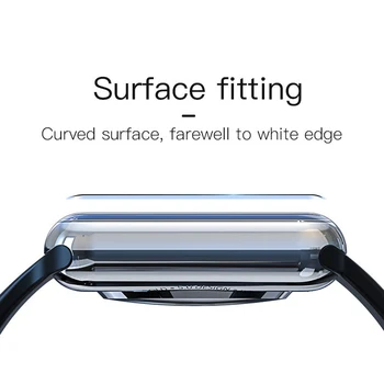 1buc 3D Curbat Marginea HD Nu Temperat Pahar Pentru IWatch Seria 4 3 2 1 40mm 44mm 38mm 42mm Folie de protectie Ecran Pentru Apple Watch