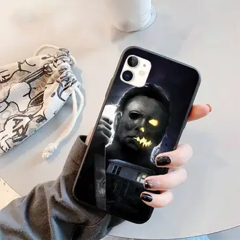 Halloween Blestemul Lui Michael Myers Groază Telefon Caz pentru iPhone 11 12 pro XS MAX 8 7 6 6S Plus X 5S SE 2020 XR mini