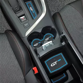 GT 3008 5008 Anti-Alunecare Poarta Slot Cupa Mat Pentru Peugeot 3008 GT 2016 2017 2018 5008 GT Ușa Groove Non-alunecare Pad Interior Accesorii