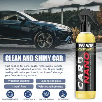 250ml Nano Acoperire Lucios Ceara Auto Scratch Remover Repair Spray Polish de Protecție Auto Ceramice Corpul de Cristal Lichid de Curățare