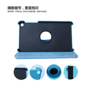 360 rotativ din Piele Flip case pentru Huawei MediaPad T1 701u Tableta Caz pentru Huawei T1 7.0 T1-701u Tableta Lychee model de Coperta+pen