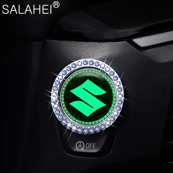 Masina faceți Clic pe Start Diamant Decor de Aprindere Buton Decalcomanii Pentru Suzuki SX4 SWIFT Alto Liane Grand Vitara Jimny S-Cross, Swift