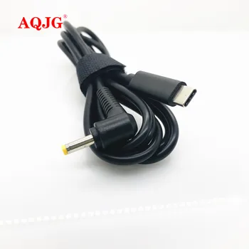 USB de Tip C de sex masculin la 4.0x1.7mm Dc Adaptor de Alimentare Cablu Convertor Încărcător de Laptop pentru Lenovo IdeaPad 310 110 100 100-14IBY AQJG