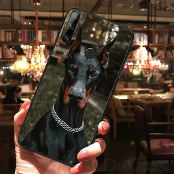 Doberman câine Cazul în care Telefonul Pentru Huawei Y5 Y6 Y7 Y9 Prim-Pro II 2019 2018 Onoarea 8 8X 9 9lite View9
