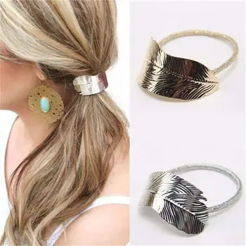 Noi 1buc Coada de cal de Păr formă de Vânzare bentita femei holderrope frunze de cauciuc păr bijuterii de vânzare fierbinte