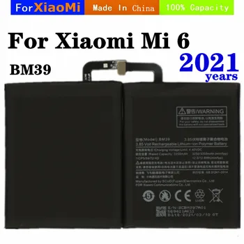 2021 Ani BM39 3350mAh Baterie Pentru Xiaomi Mi 6 Mi6 Baterie de Telefon Mobil Smartphone Înlocuirea Bateriei