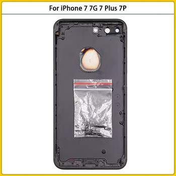 Pentru iPhone 7 7G 7 Plus 7P Metal Baterie Capac Spate Usa Spate Locuințe Cazul Mijlocul Șasiu Cadru Cu Sim Cato Parte Cheie a Înlocui