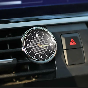 Masina Ceas Ornamente Auto Ceas De Ventilație De Evacuare Clip Mini Decor Auto Tabloul De Bord Timp De Afișare Ceas Auto De Înlocuire