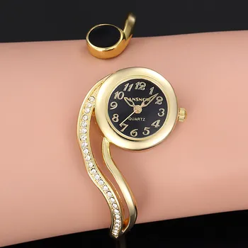 Ceasuri femei 2021 Brățară de Ceas de Lux Gold Silver Dial Cadran Mic Rochie de Cuarț Ceas de mână Cadou pentru Femei reloj mujer
