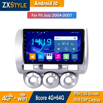 9 INCH 4G+64G IPS Android 10 DVD Auto Player Multimedia Pentru Honda Fit Jazz 2004 2005 2006 2007 Radio Stereo de Navigare GPS