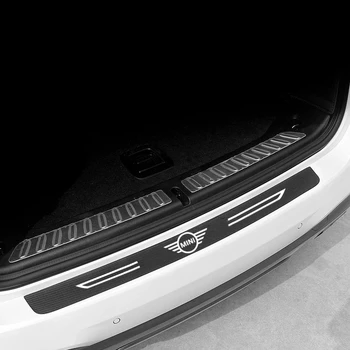 Pentru BMW MINI Cooper S R50 R53 R56 R60 F55 F56 R58 R59 styling Auto 3D Carbon, Portbagaj, Bara de Protecție Spate Autocolante Insigna