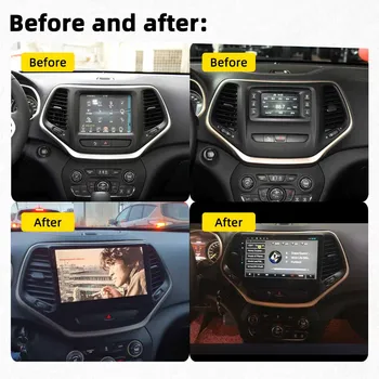 Pentru Jeep Cherokee 2016 2017 10.1 Inch Android 2 Din Masina Radio Stereo Multimedia Player, Navigatie GPS, Autoradio Video