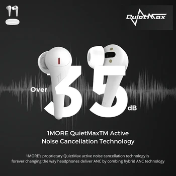 1MORE Comfobuds Pro ANC Anulare a Zgomotului Bluetooth 5.0 TWS Căști fără Fir QuietMax 13.4 mm Bass Dinamic AAC Gaming Headset