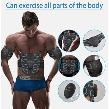 Musculare abdominale Antrenor Masaj Stimulator EMS Abs Echipament de Fitness Echipament pentru Antrenament Muschii Electrostimulator Toner Exercițiu