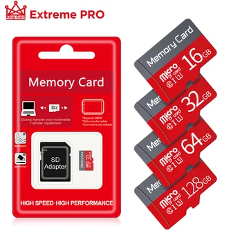 Capacitatea reală de card Micro sd 64GB 128GB U3 UHS-3 32GB 16GB Class10 UHS-1 4gb 8gb flash card de Memorie Microsd Card TF/SD Carduri