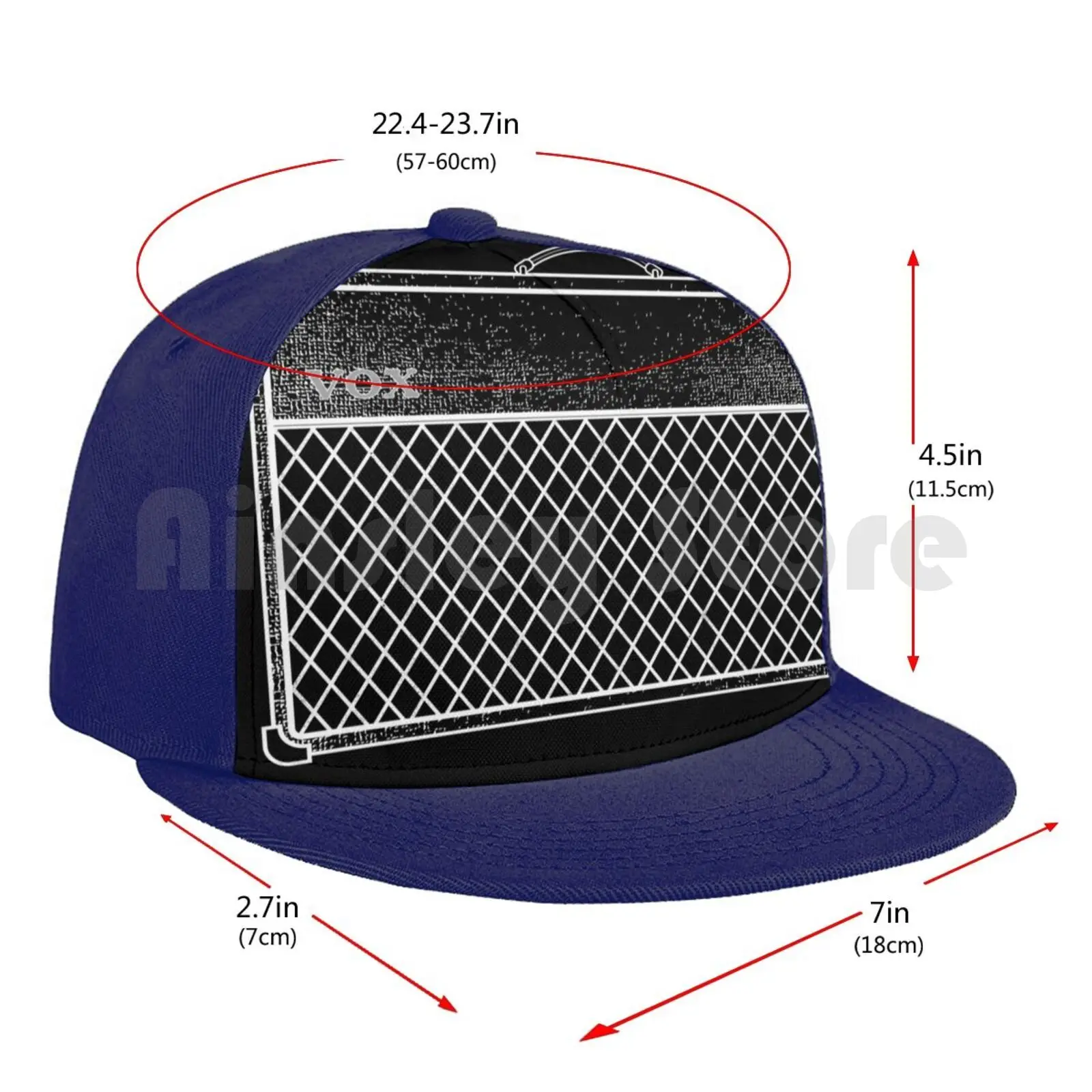 Vox Ac30 Amplificator De Baseball Capac Diy Plasă De Hip-Hop Reglabil Vox Amp Amplificator De Chitara Electrica Music Speaker Ac30 Korg Ac10