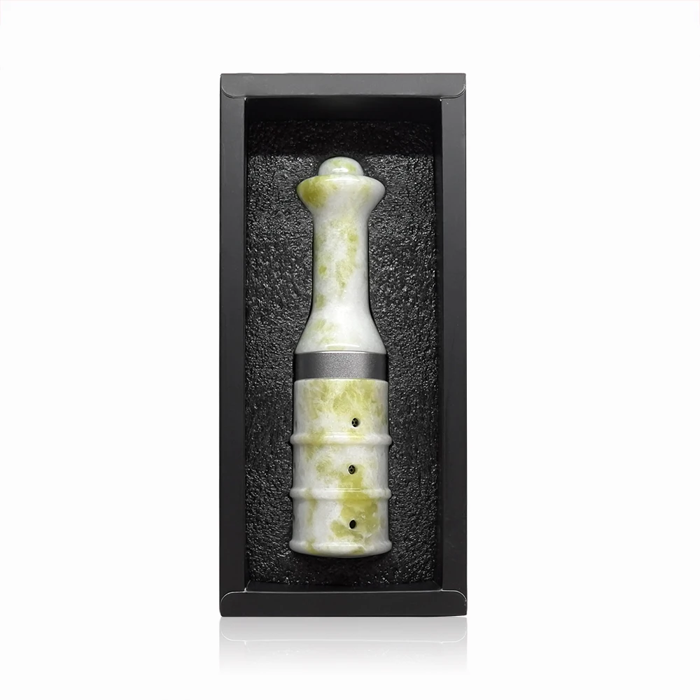 Meridian Acupoint Bian piatra Moxa jad moxibustion Tradițională Chineză terapie de masaj spate relieveing pian moxibustion cutie