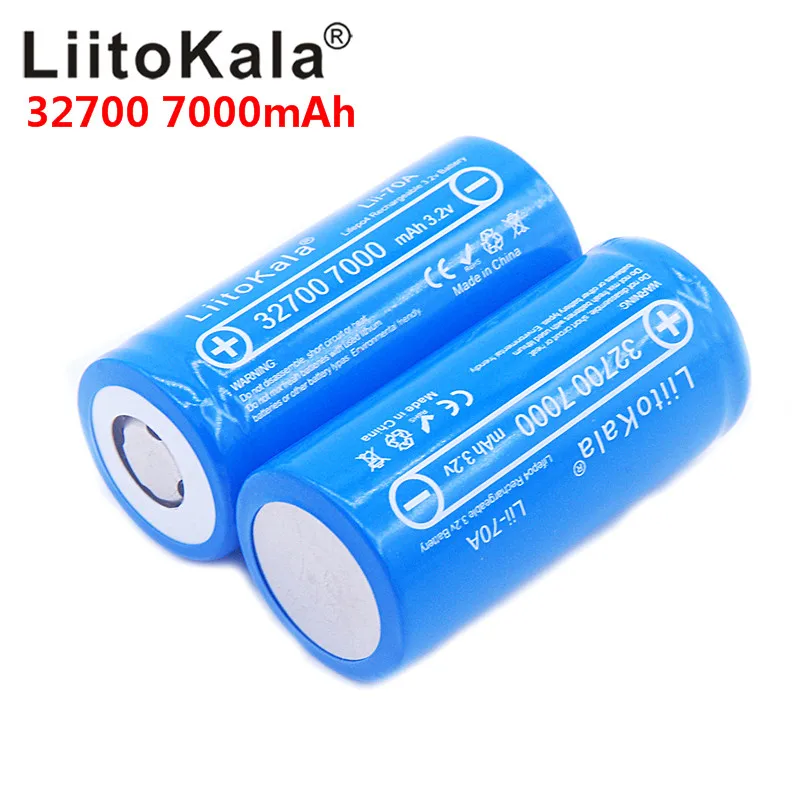 2020 nou LiitoKala Lii-70A 32700 3.2 v 7000mAh lifepo4 baterie reîncărcabilă de celule 5C baterie de descărcare de gestiune pentru Alimentare de Rezervă pentru lanterna