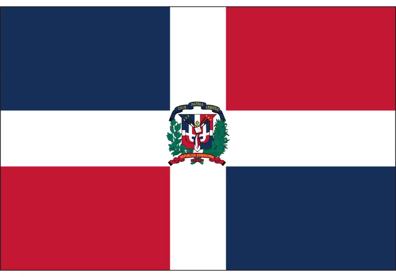 Republica Dominicană Drapelul Național 3x5ft Agățat Steagul 90*150 cm/60*90cm