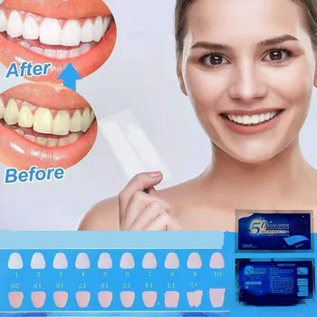 5D Gel de Albire Benzi Albe Dinte Dentare kit de Igienă Orală Îngrijire Benzi pentru Dinți falși Fatetele Dentist seks Albi gel