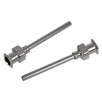 12pcs din Oțel Inoxidabil Luer Lock Industriale Distribuire Lichid Vârful Acului, 1 inch Lungime - 6 buc 13 Ecartament, 1.81 mm ID x 2.26 mm OD &