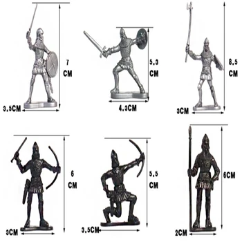 Cifrele de acțiune Roman Medieval Knights Armata Bărbați Clasic Soldați Jucării Playset cu Cai si Accesorii