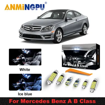 ANMINGPU Pentru Mercedes-Benz B-Class W168 W169 W176 W245 W246 LED-uri Auto de Interior Dome Harta Lectură Kit de Lumina Vehicul Bec Canbus