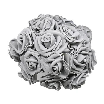 24buc 7cm Spuma Trandafiri Flori Pentru Acasă Decorare Nunta Scrapbooking PE Capete de Flori Saruta Bile de mai Multe Culori de Flori de Trandafir