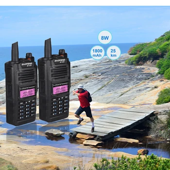 De Vânzare la cald Baofeng BF-A58 rezistent la apa IP67 Walkie Talkie de Mare Putere CB Sunca 50 20 KM Rază Lungă A58 portabil Două Fel de Radio de vânătoare